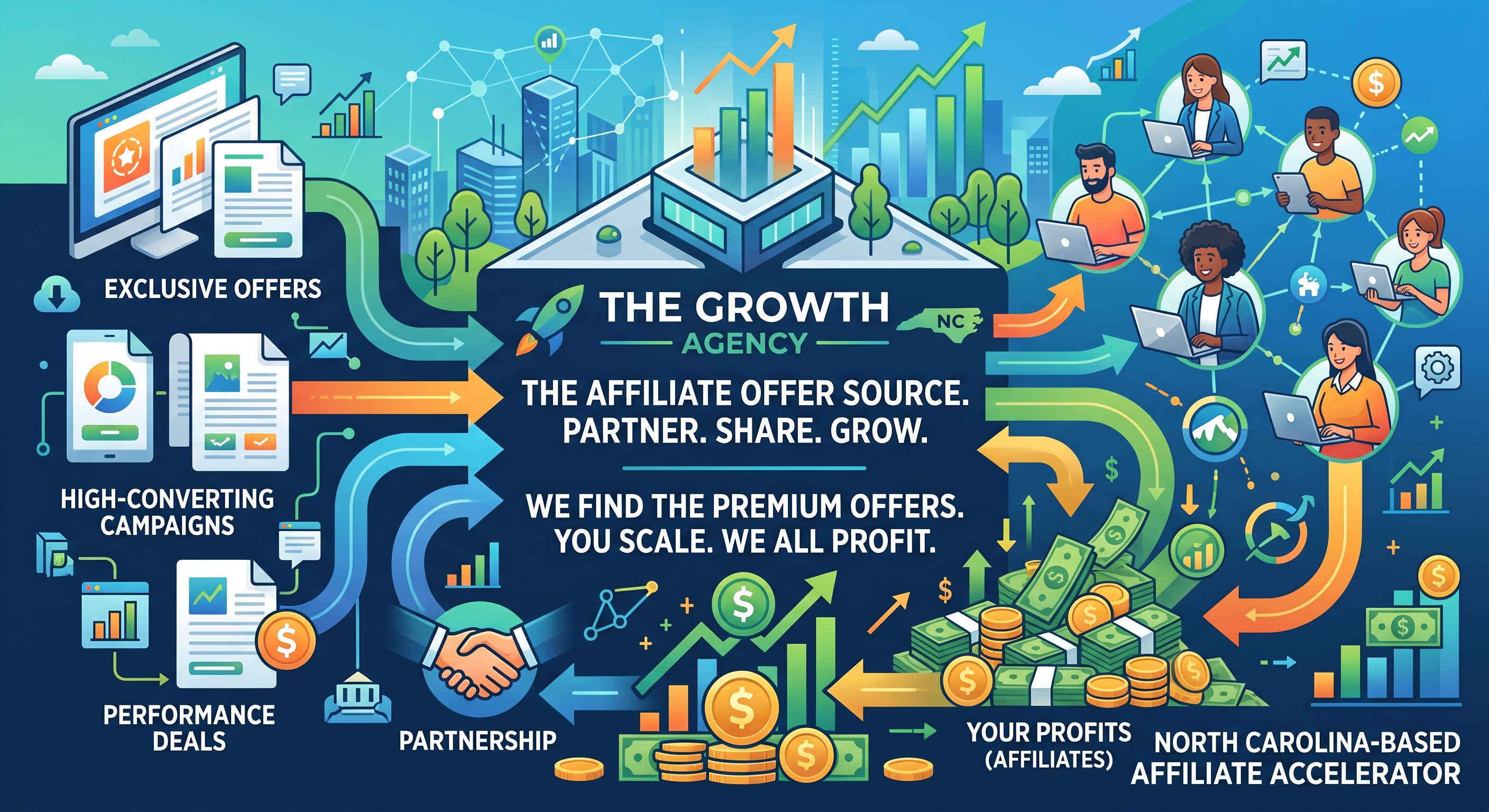 The Growth Agency — affiliate offer sourcing and partnership